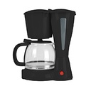 CAFETERA MIRATI / 1.2 L / 900W / VASO CRISTAL / FILTRO LAVABLE / NEGRO