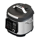 OLLA DE PRESION ELECTRICA MULTIFUNCIONAL MIRATI HOME DE 6L 1000W DE ACERO INOXIDABLE PANEL DIGITAL MULTIUSOS COCCION LENTA O RAPIDA 10 FUNCIONES PRESTABLECIDOS CON PROTECCION DE SEGURIDAD