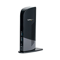 DOCKING STATION USB 3.0 DE 2 MONITORES PARA LAPTOP - HDMI Y DVI/VGA - HUB 6X USB-A - GBE - AUDIO - REPLICADOR DE PUERTOS UNIVERSAL USB-A - WIN/MAC/CHROMEOS