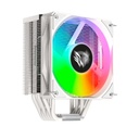 DISIPADOR DE AIRE BALAM RUSH NITROX NX60 / INTEL - AMD / HIDRAULICO / 4 PINES PWN - ARGB / 3 PINES 5V / 6 PIPAS / 600 - 1800 RPM / FLUJO DE AIRE 73.6 CFM / BLANCO / BR-937924