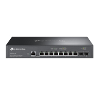 SWITCH | TP-LINK | SG3210X-M2 | SWITCH ADMINISTRABLE | 8 PUERTOS 2.5 GPS | 2 PUERTO SFP 10GPS | OMADA SDN | PUERTOS 2.5G PARA WIFI 7/6E/6