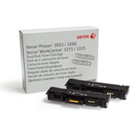 TONER XEROX 106R02782, NEGRO, EXTRA ALTA CAPACIDAD, 6,000 PAGINAS, DUAL PACK, PARA PHASER 3260, WORKCENTRE 3215/3225