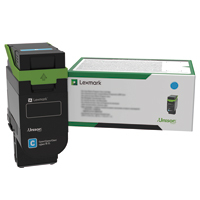 TONER LASER LEXMARK 75M40C0 CYAN, RENDIMIENTO ESTANDAR 2000 PAGINAS, PARA CS531, 632, CX532, 635