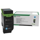 TONER LASER LEXMARK 75M40C0 CYAN, RENDIMIENTO ESTANDAR 2000 PAGINAS, PARA CS531, 632, CX532, 635