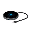 DOCKING USB, MANHATTAN,166560,-C  8 PTOS, HDMI, USB-C PD,3XUSB-A,CARGA INALAMBRICA