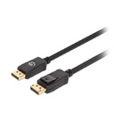 CABLE DISPLAYPORT,MANHATTAN,353625, V1.4 M-M 3.0M NEGRO 8K60HZ