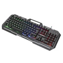 TECLADO GAMING LED , MANHATTAN , 180610 ,CON PÁNEL METÁLICO PARA CELULAR