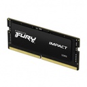 MEMORIA RAM KINGSTON SODIMM DDR5 32GB 4800MT/S FURY IMPACT BLACK CL38 262PIN 1.1V C/DIFUSOR DE CALOR P/LAPTOP KF548S38IB-32