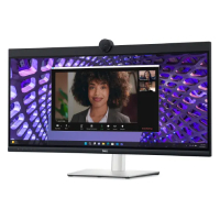 MONITOR DELL LED P3424WEB | CURVO 34.14 PULGADAS  WQHD 3440 X 1440 6 HZ | CAMARA WEB, BOCINA, MICROFONO | HDMI, DP, RJ45, USB-C, USB-A | 210-BGMM