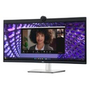 MONITOR DELL LED P3424WEB | CURVO 34.14 PULGADAS  WQHD 3440 X 1440 6 HZ | CAMARA WEB, BOCINA, MICROFONO | HDMI, DP, RJ45, USB-C, USB-A | 210-BGMM
