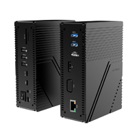 HUB ACTECK GATE 14V DH696 / HUB TIPO C 14 EN 1 / USB A 2.0 X3 - USB A 3.1 X2 - HDMI X1 - DP X 1 - 1X TF2.0 - 1X SD2.0 - VGA X1 - RJ45 X1 - USB C DATA X1 -USB C DP X1 / NEGRO / AC-937047