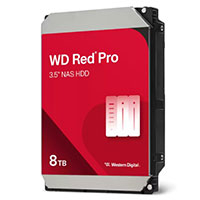 DISCO DURO INTERNO WD RED PRO 8TB 3.5 ESCRITORIO SATA3 6GB/S 512MB 7200RPM 24X7 HOTPLUG NAS 1-24 BAHIAS  WD8005FFBX