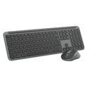 TECLADO Y MOUSE LOGITECH MK950 SIGNATURE SLIM INALAMBRICO RECEPTOR USB BOLT (ESPAÑOL) GRAFITO