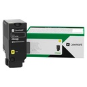 Toner Lexmark 71C80Y0 Amarillo