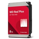 DISCO DURO INTERNO WD RED PLUS 8TB 3.5 ESCRITORIO SATA3 6GB/S 256MB 5640RPM 24X7 HOTPLUG NAS 1-8 BAHIAS WD80EFPX