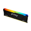 MEMORIA RAM KINGSTON DIMM DDR4 32GB 3200MT/S FURY BEAST BLACK XMP RGB CL16 288PIN 1.35V C/DISIPADOR DE CALOR P/PC/GAMER/ALTO RENDIMIENTO KF432C16BB2A/32