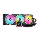 DISIPADOR CON ENFRIAMIENTO LIQUIDO CORSAIR ICUE LINK H170I AIO / 420 MM/ S-1700 1200/ AM5 AM4/ RGB  NEGRO