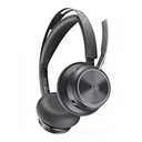 DIADEMA HP POLY 9T9J4AAAC3 VOYAGER FOCUS 2 UC/ VERSION MICROSOFT TEAMS BLUETOOTH DONGLE USB-A CONEXION HASTA 2 DISPOSITIVOS ESTEREO HASTA19 H DE CONVERSACION ALCANCE HASTA 50 M (SIN BASE DE CARGA)