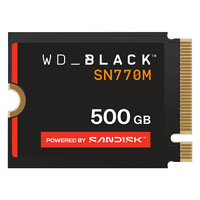 UNIDAD DE ESTADO SOLIDO SSD INTERNO WD BLACK SN770M 500GB M.2 2230 NVME PCIE GEN4 LECT.5000MB/S ESCRIT.4000MB/S TBW 300 WDS500G3X0G