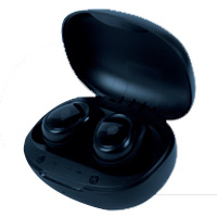 Audífonos Inalambricos Techzone TZWS03 con Estuche de Carga Negro
