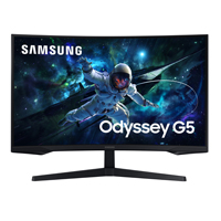 MONITOR LED SAMSUNG 32 PULGADAS /G5 G55C ODYSSEY/ QHD (2560 X 1440) / VA / WIDESCREEN /CURVO/ HDMI / DP / 165HZ / NEGRO.