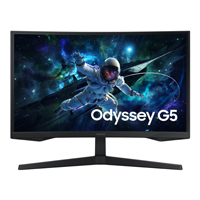 MONITOR LED SAMSUNG 27 PULGADAS /G5 G55C ODYSSEY/ QHD (2560 X 1440) / VA / WIDESCREEN /CURVO/ HDMI / DP / 165HZ / NEGRO.