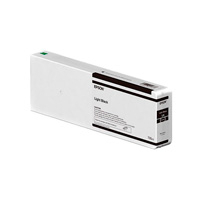 CARTUCHO EPSON MODELO T55K ULTRACHROME HD / HDX NEGRO CLARO, PARA PLOTTER P6000/ P7000/ P8000/ P9000 700 ML