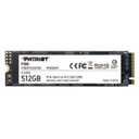 UNIDAD DE ESTADO SOLIDO INTERNO PATRIOT P300 512GB M.2 2280 NVME PCIE GEN 3X4 LECT.2100 ESCRIT.1650 MBS PC LAPTOP MINIPC