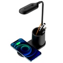 CARGADOR  ACTECK ENERGON LUMIMATE CI711 / INALAMBRICO QI / 15 W / APPLE - SAMSUNG / QI / 1 DISPOSITIVO / INCLUYE LAMPARA /  NEGRO / AC-937184