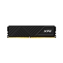MEMORIA XPG GAMMIX D35 UDIMM DDR4 16GB PC4-25600 3200MHZ CL16 288PIN 1.35V CON DISIPADOR PC/GAMER COLOR NEGRO AX4U320016G16A-SBKD35