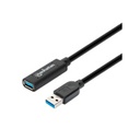 CABLE USB EXTENSIN, MANHATTAN,153737,V3.0 EXT. ACTIVA 5.0M NEGRO