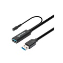 CABLE USB EXTENSION, MANHATTAN,153768,V3.2 EXT. ACTIVA  15.0M NEGRO