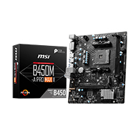 MB MSI B450 AMD S-AM4 3A GEN/4XDDR4 2933/DVI/HDMI/4XUSB 3.1/M.2/ MICRO ATX/GAMA MEDIA