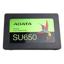 UNIDAD DE ESTADO SOLIDO SSD INTERNO ADATA SU650 256GB 2.5 SATA3 LECT. 520 ESCRIT. 450 MBS 7MM PC LAPTOP MINIPC SIN BRACKET 3DNAND ASU650SS-256GT-R