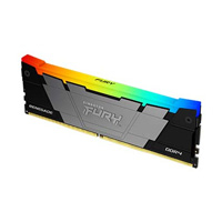 MEMORIA RAM KINGSTON DIMM DDR4 8GB 3200MT/S FURY RENEGADE BLACK XMP RGB CL16 288PIN 1.35V C/DISIPADOR DE CALOR P/PC/GAMER/ALTO RENDIMIENTO KF432C16RB2A/8