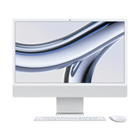 IMAC 24 RETINA 4.5K/CHIP M3 DE APPLE CPU 8 NUCLEOS Y GPU 10 NUCLEOS/8GB/512GB SSD/2 THUNDERBOLT 4/ 2 USB 3/GIGABIT ETHERNET/MAGIC KEYBOARD CON TOUCH ID/PLATA