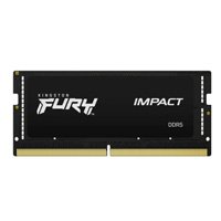 MEMORIA RAM KINGSTON SODIMM DDR5 64GB 2X32GB 5600MT/S FURY IMPACT BLACK CL40 262PIN 1.1V C/DIFUSOR DE CALOR P/LAPTOP KIT 2KF556S40IBK2-64