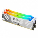 MEMORIA RAM KINGSTON FURY RENEGADE DDR5 SILVER/WHITE 64GB 6000MHZ CL32 RGB KIT 2 X 32GB KF560C32RWAK2-64