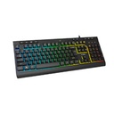 TECLADO ACTECK AUREAN PRO TA477G / ALAMBRICO USB / MULTIMEDIA / ILUMINACION RGB / ANTI-GHOSTING / 105 TECLAS/ MEMBRANA / ESPAÑOL / NEGRO / AC-936743
