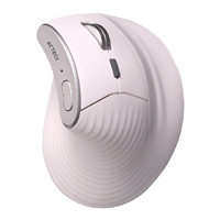 MOUSE ACTECK VIRTUOS FITT PRO MI770 / VERTICAL / ERGONOMICO / INALAMBRICO / DUAL - USB - BLUETOOTH / RECARGABLE / OPTICO / 2400 DPI AJUSTABLE / 8 BOTONES SCROLL / BLANCO / AC-936217