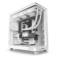 GABINETE NZXT H6 FLOW/ VIDRIO TEMPLADO/BLANCO/ATX, MICRO-ATX, MINI-ITX/ MID TOWER/GAMER