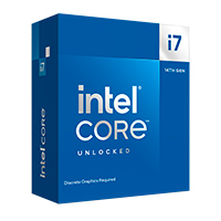 PROCESADOR INTEL CORE I7-14700KF S-1700 14A GEN /HASTA 5.6 GHZ /CACHE 33MB /20 CORES 8P12E /SIN GRAFICOS /SIN DISIPADOR /GAMER ALTO IPA