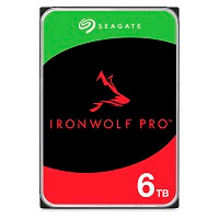 DISCO DURO INTERNO SEAGATE IRONWOLF PRO 6TB 3.5 ESCRITORIO SATA3 6GB/S 256MB 7200RPM 24X7 HOT-PLUG NAS SIN LIMITE DE BAHIAS