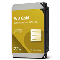 DISCO DURO INTERNO WD GOLD 22TB 3.5 ESCRITORIO SATA3 6GB/S 512MB 7200RPM 24X7 HOTPLUG NAS DVR NVR SERVER DATACENTE WD221KRYZ