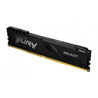 MEMORIA RAM KINGSTON DIMM DDR4 16GB 3600MT/S FURY BEAST BLACK CL18 288PIN 1.35V C/DISIPADOR DE CALOR P/PC/GAMER/ALTO RENDIMIENTO KF436C18BB/16