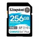 MEMORIA FLASH SD KINGSTON SDXC CANVAS SELECT 256GB 170R C10 UHS-I U3 V30 (SDG3/256GB)