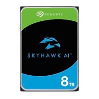 DISCO DURO INTERNO SEAGATE SKYHAWK AI 8TB 3.5 ESCRITORIO SATA3 6GB/S 256MB 7200RPM VIDEO VIGILANCIA 24X7 DVR Y NVR 1-16 BAHIAS 1-64 CAM
