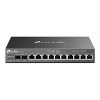 ROUTER | TP-LINK | ER7212PC | VPN GIGABIT 3 EN 1 (ROUTER, CONMUTADOR POE Y CONTROLADOR) |  4 PUERTOS WAN | 2 PUERTOS GIGABIT SFP WAN/LAN |  1 PTO RJ45 GIGABIT WAN |  1 PTO GIGABIT RJ45 WAN/LAN