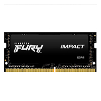 MEMORIA RAM KINGSTON SODIMM DDR4 32GB 3200MT/S FURY IMPACT BLACK CL20 260PIN 1.2V C/DIFUSOR DE CALOR P/LAPTOP KF432S20IB/32