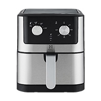 FREIDORA DE AIRE MIRATI CON CAPACIDAD DE 6 LITROS, 1500W, TEMPERATURA DE 60C-200C